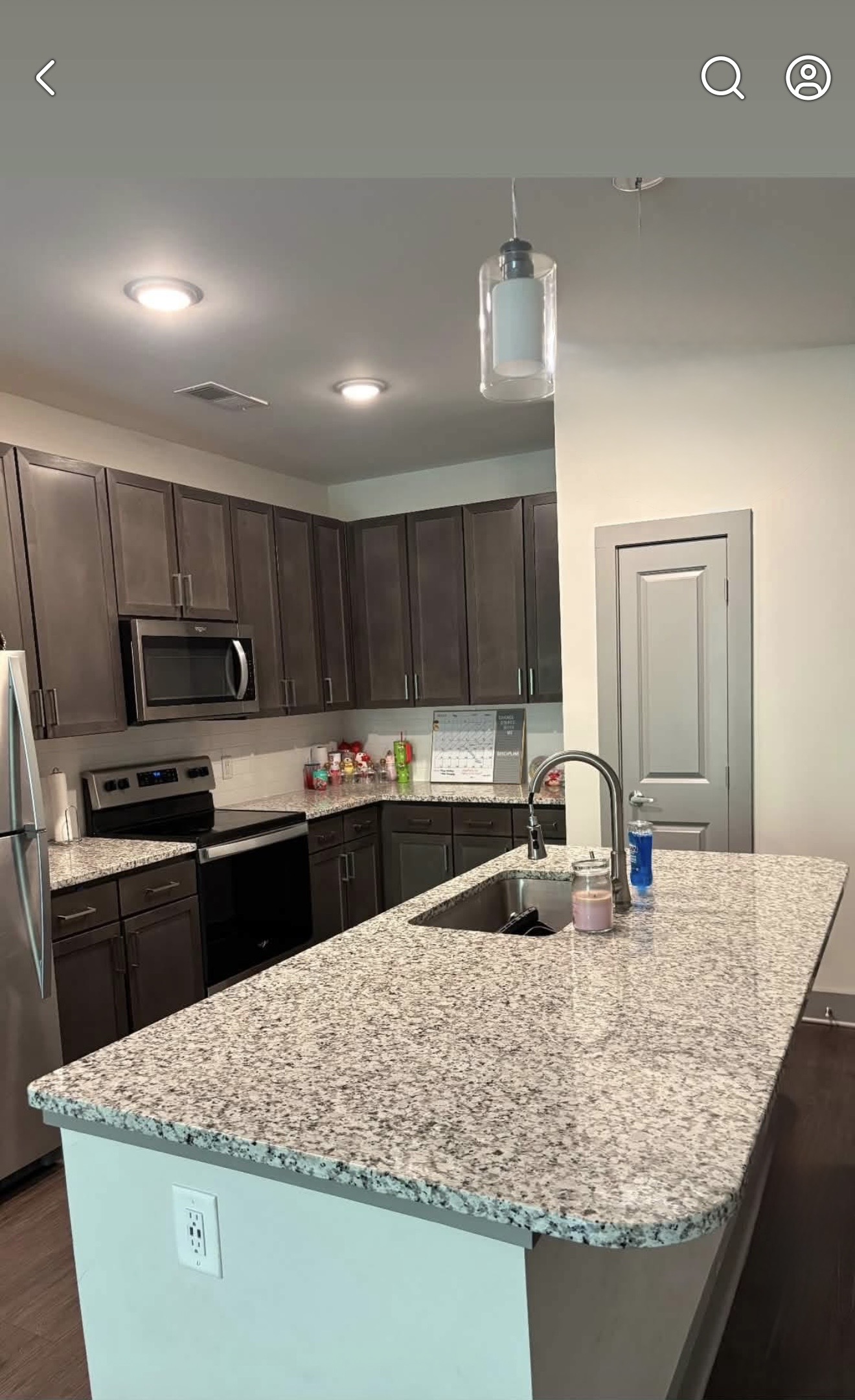 Kitchen after cleaning