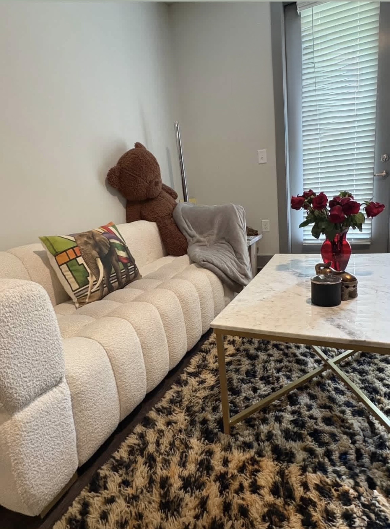 Living room after cleaning
